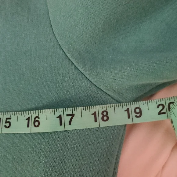 Marc Jacobs Teal and Cream Barely Off-the-Shoulder Sweater - Picture 7 of 7